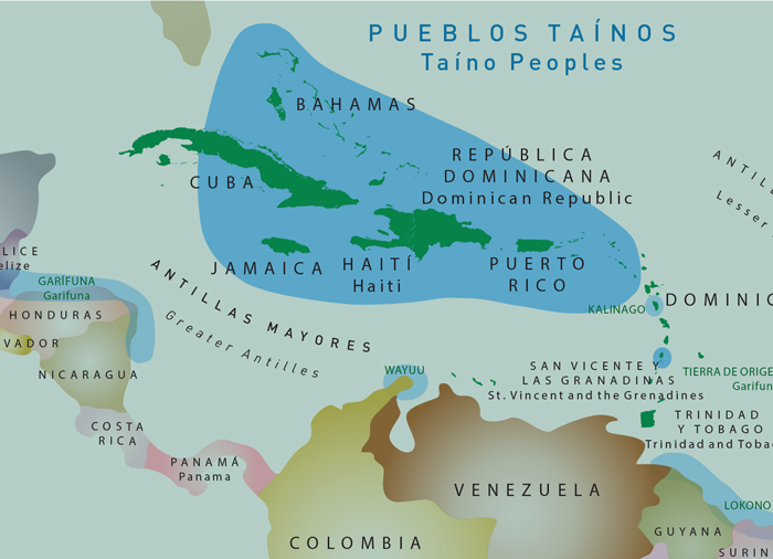 加勒比群岛地图